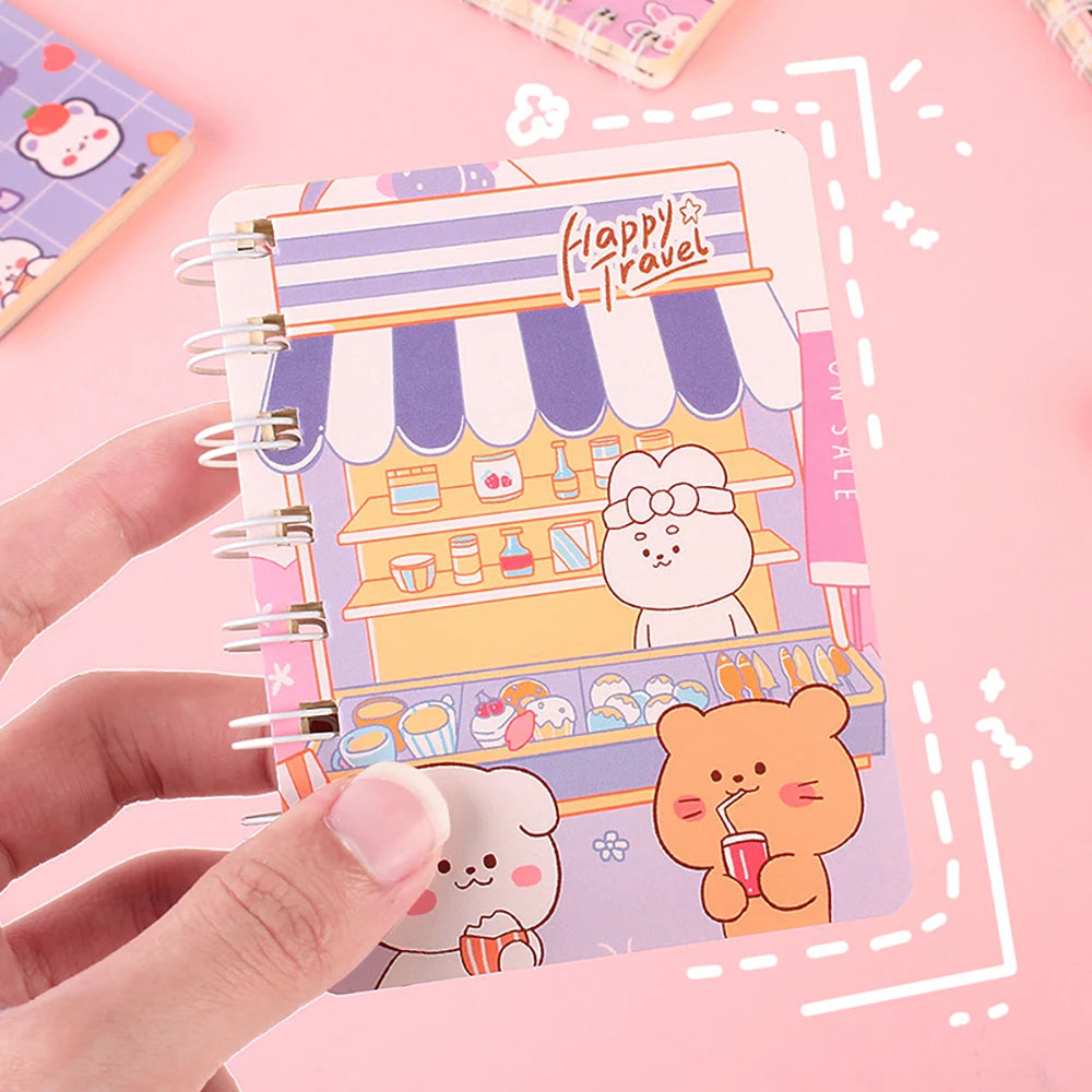 ELMAS Creative Cartoon Mini Notepad Kawaii School Supply - Al Masam Stationery LLC