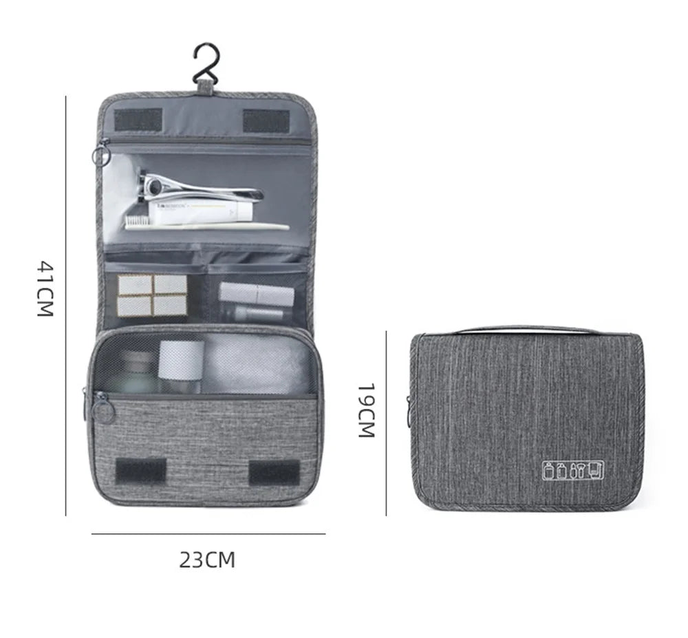 ELMAS Portable Toiletry Washbag with Hook Waterproof - Al Masam Stationery LLC