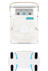 ELMAS New 3 In 1 Portable Humidifier Fan For Home - Al Masam Stationery LLC