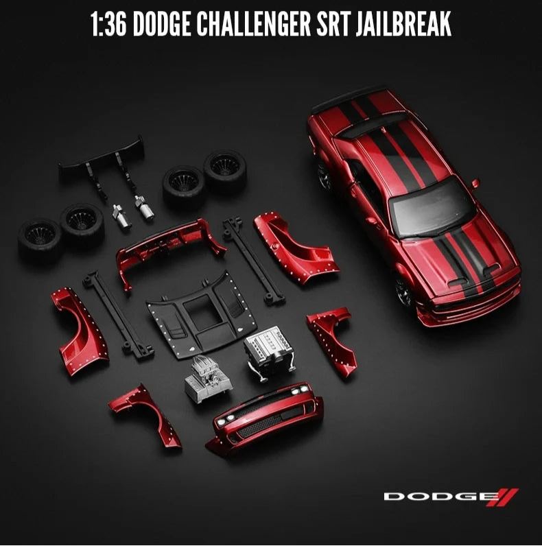 ELMAS CCA MSZ 1:36 Dodge Challenger Toy Car Model - Al Masam Stationery LLC