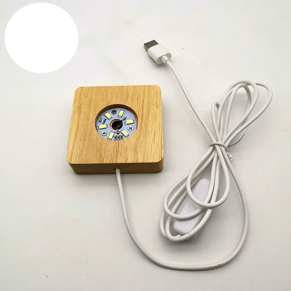 ELMAS Square Light Resin Mold with LED Base for Art Creation - Al Masam Stationery LLC