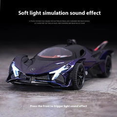 ELMAS 1:32 Scale Apollo EVO Alloy Toy Model with Lights - Al Masam Stationery LLC