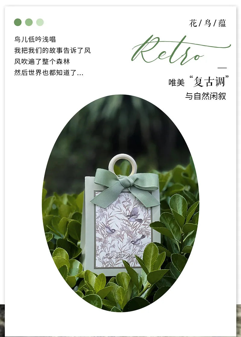 ELMAS Flowers Birds Forest Wedding Candy Box Favors - Al Masam Stationery LLC