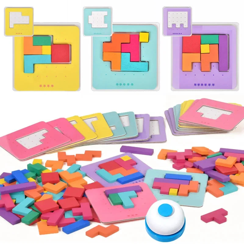 ELMAS Montessori Desktop Puzzle Toys for Kids Gift - Al Masam Stationery LLC