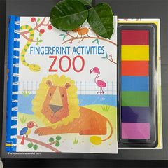 ELMAS Creative Fingerprinting & Stamping Art Book