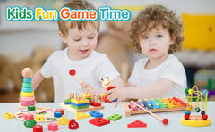 ELMAS Montessori Wooden Puzzles for Kids Early Learning - Al Masam Stationery LLC