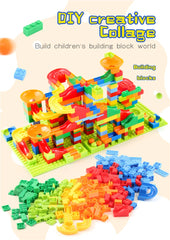 ELMAS Creative Marble Run Building Blocks Set