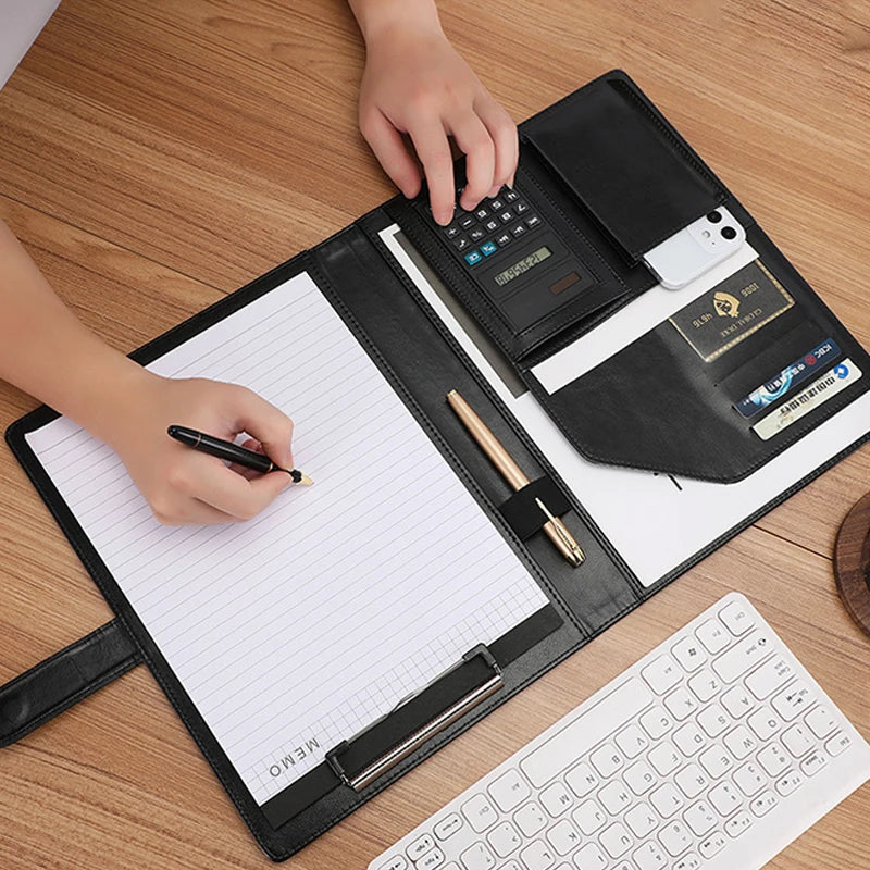 ELMAS Executive Leather Padfolio for Professionals - Al Masam Stationery LLC