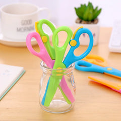 ELMAS Kids Safe Mini Round Head Scissors for Crafts