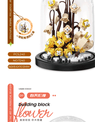 ELMAS Creative Flower Bonsai Building Block Set