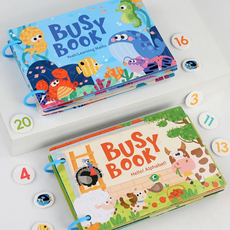 ELMAS - Montessori Baby Busy Book My First Quiet Book - Al Masam Stationery LLC