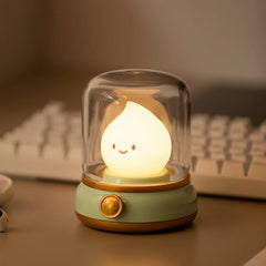 ELMAS Cute Cartoon LED Night Lamp - Portable USB Rechargeable