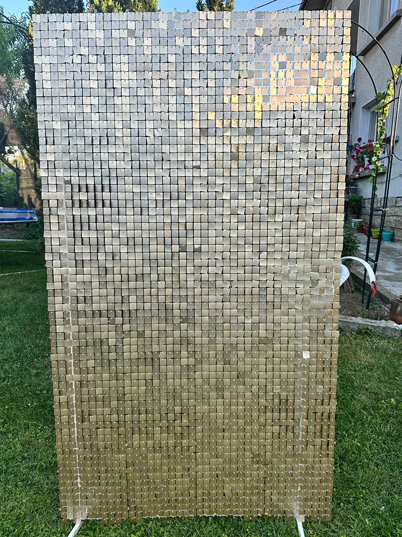 ELMAS Premium Iridescent Sequin Backdrop Wall Decor - Al Masam Stationery LLC