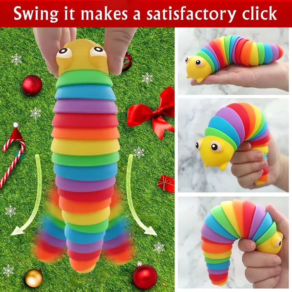 ELMAS Cevioce Fidget Slug Toy 2-Piece Set for Stress Relief - Al Masam Stationery LLC