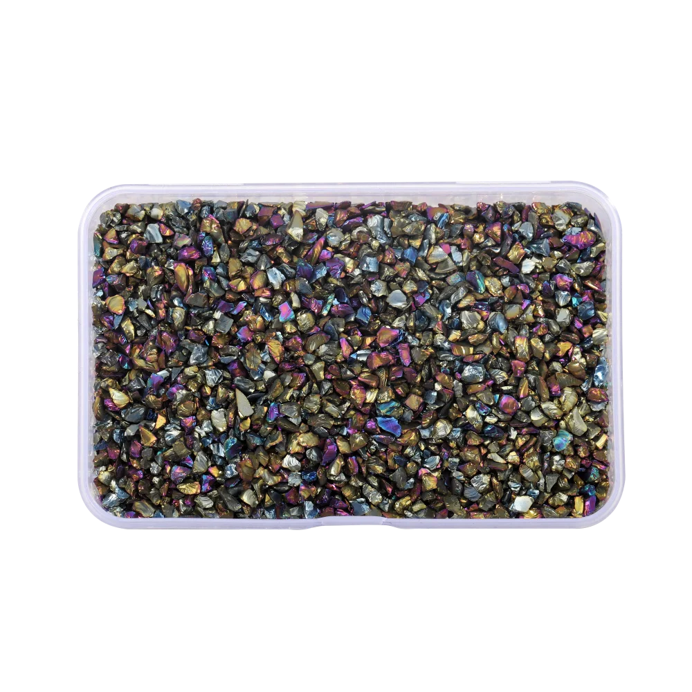 ELMAS Crushed Glass Stones for DIY Resin Crafts & Nail Art - Al Masam Stationery LLC