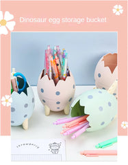 ELMAS Fun Dinosaur Egg Pen Holder & Organizer