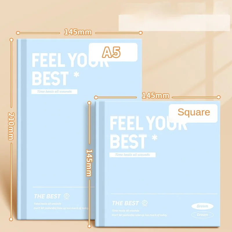 ELMAS A5 Hard Shell Notebook for College Students - Al Masam Stationery LLC