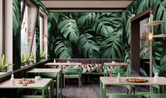ELMAS Custom Nordic Leaf Wallpaper for Kids Room Decor - Al Masam Stationery LLC