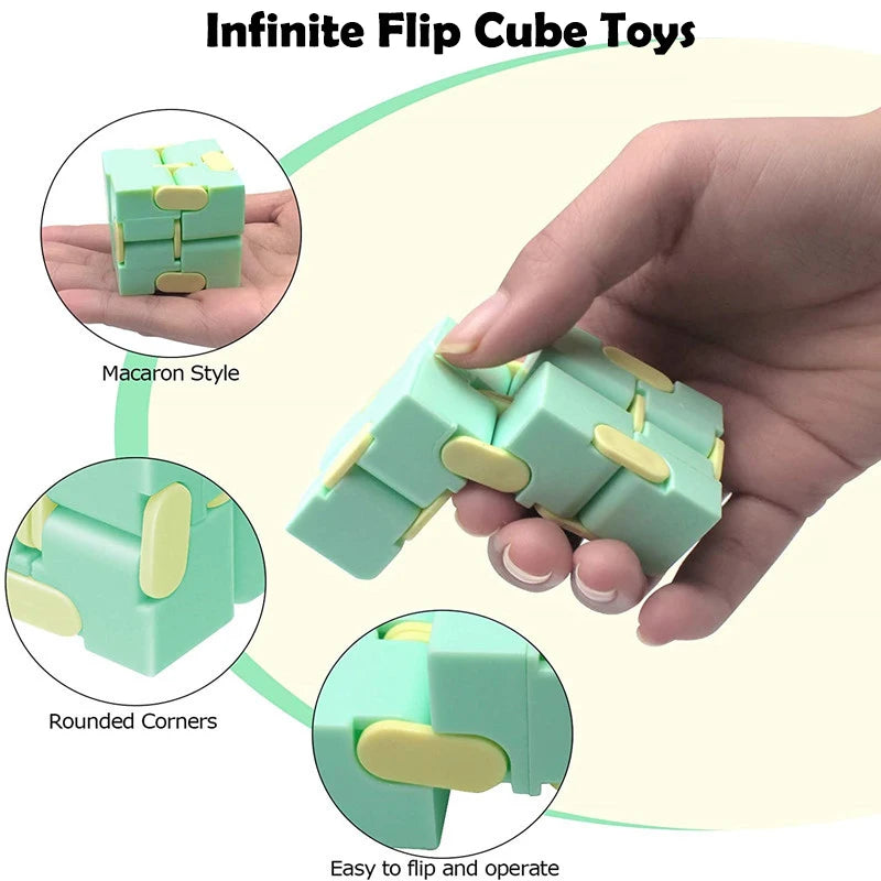 ELMAS Stress Relief Magic Flip Cube for All Ages - Al Masam Stationery LLC