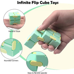 ELMAS Stress Relief Magic Flip Cube for All Ages