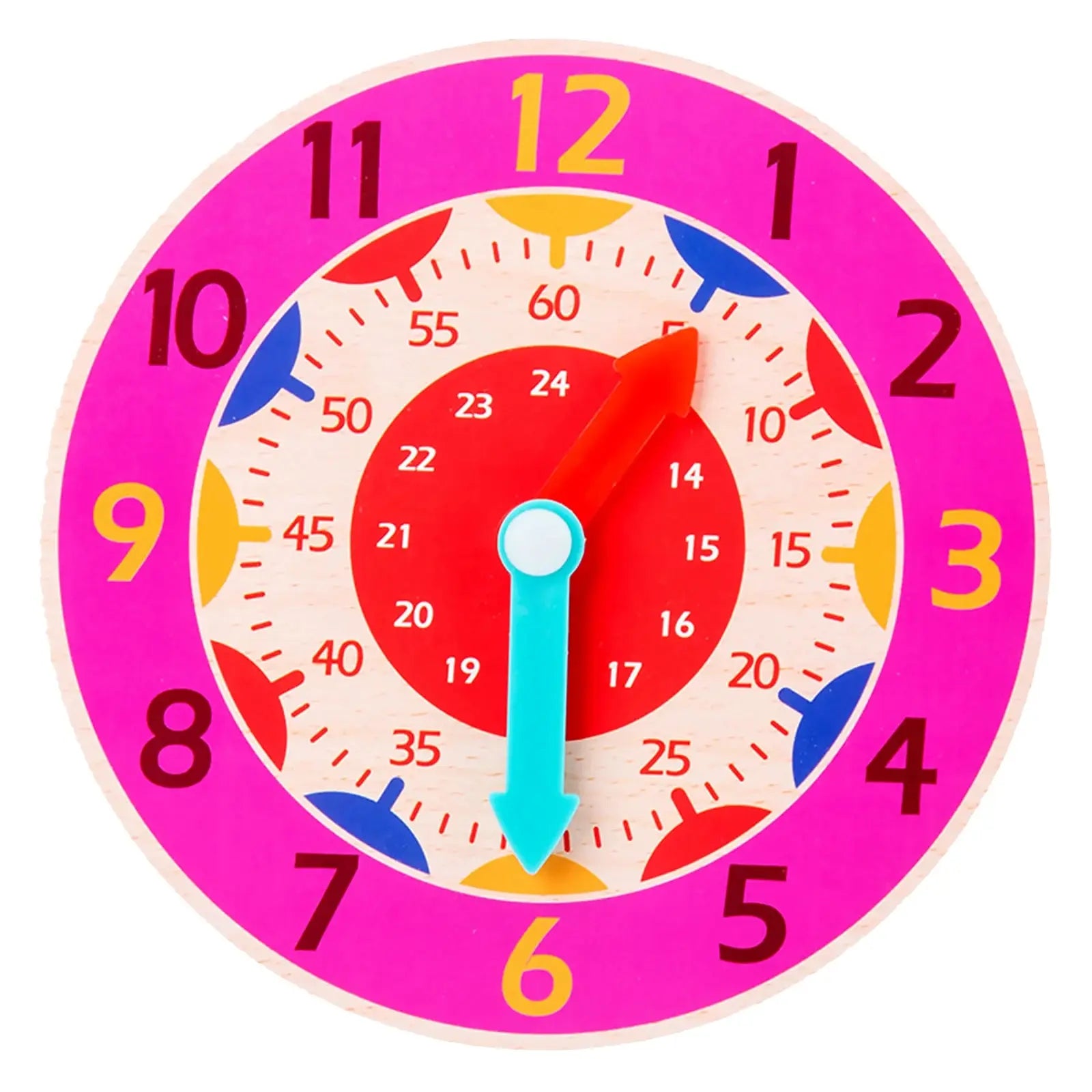 ELMAS Children Montessori Clock Jigsaw Toy for Teaching - Al Masam Stationery LLC