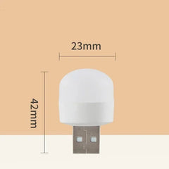 ELMAS Mini USB Night Light Warm White Eye Protection Bulb - Al Masam Stationery LLC