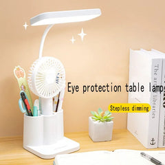 ELMAS LED Desk Lamp - Eye-Caring Night Light for Students