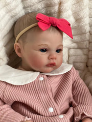 ELMAS 19-Inch Realistic Reborn Baby Doll with 3D Skin & Hair - Al Masam Stationery LLC