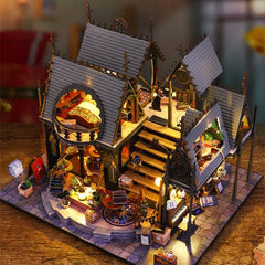 ELMAS Creative LED Dollhouse Kit - 3D Puzzle Adventure