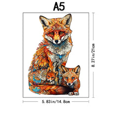ELMAS Wooden Puzzle Gifts - Cat & Peacock Intelligence Game - Al Masam Stationery LLC