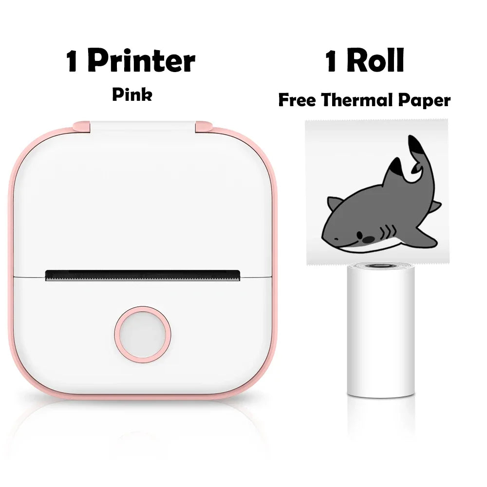ELMAS Mini Pocket Thermal Printer for DIY Stickers & Journals - Al Masam Stationery LLC