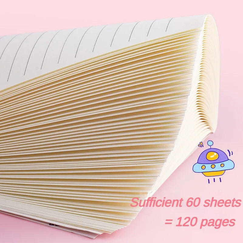 ELMAS Cute A5 Coil Notebook for Stylish Students - Al Masam Stationery LLC