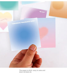 ELMAS Ins Fairy Gradient Convenience Sticky Notes Set - Al Masam Stationery LLC