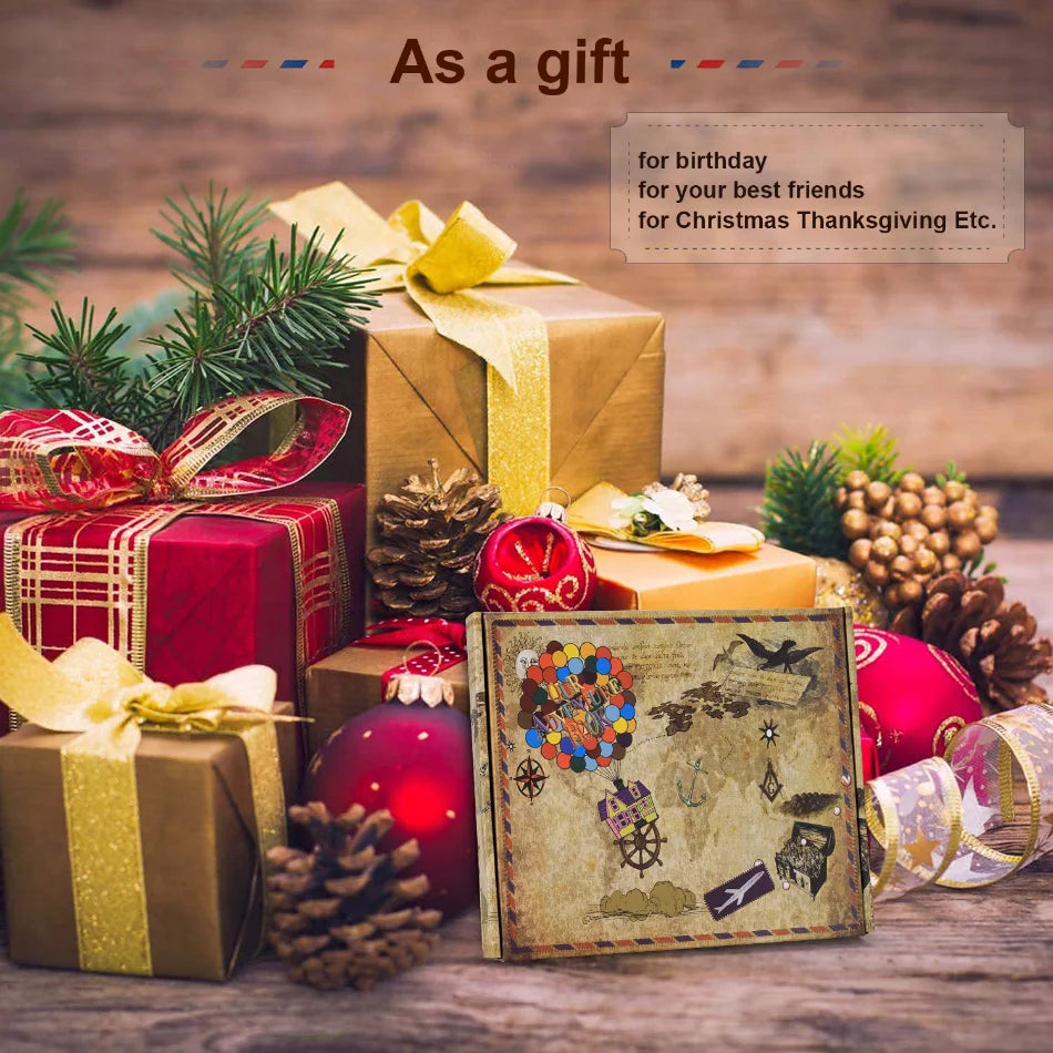 ELMAS 146 Page DIY Adventure Scrapbook Photo Album - Al Masam Stationery LLC