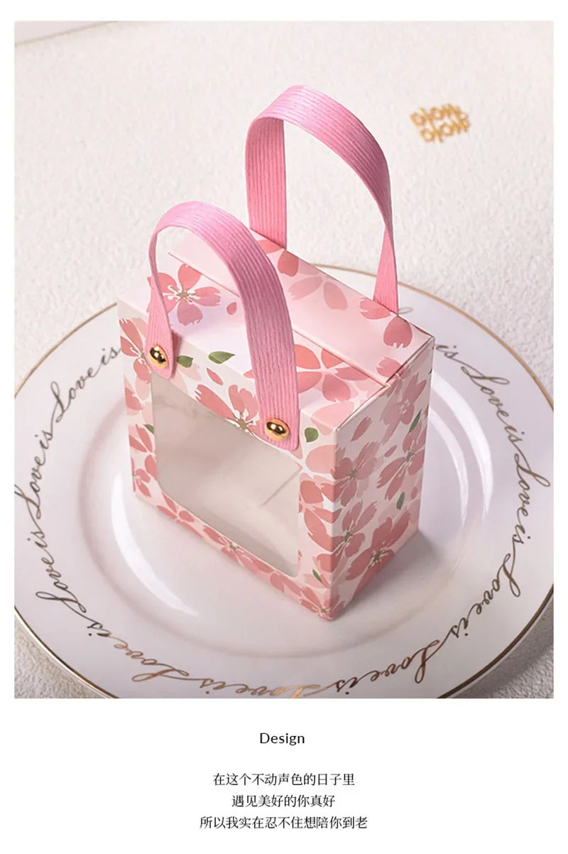 ELMAS Pink Cherry Blossom Candy Gift Boxes 10-100Pcs - Al Masam Stationery LLC
