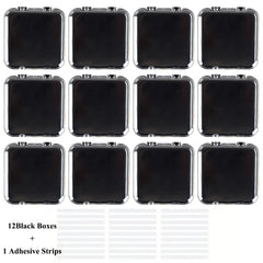 ELMAS Acrylic Nail Art Storage Box Set with Lid Sealed - Al Masam Stationery LLC