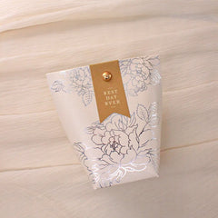 ELMAS Upscale Gilded Wedding Favor Candy Box For Guests - Al Masam Stationery LLC