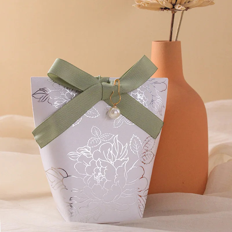 ELMAS Upscale Gilded Wedding Favor Candy Box For Guests - Al Masam Stationery LLC