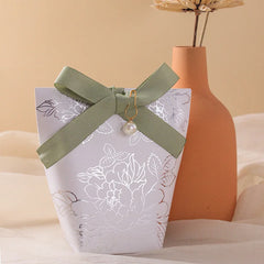 ELMAS Upscale Gilded Wedding Favor Candy Box Gift Bag - Al Masam Stationery LLC