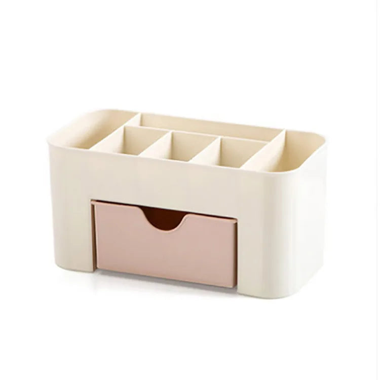 ELMAS Makeup Organizer Storage Box with Drawer Acrylic - Al Masam Stationery LLC