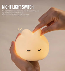 ELMAS Adorable Bunny Night Light for Kids' Rooms