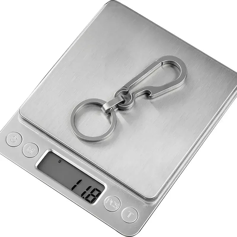 ELMAS Titanium Carabiner Keychain & Bottle Opener - Al Masam Stationery LLC