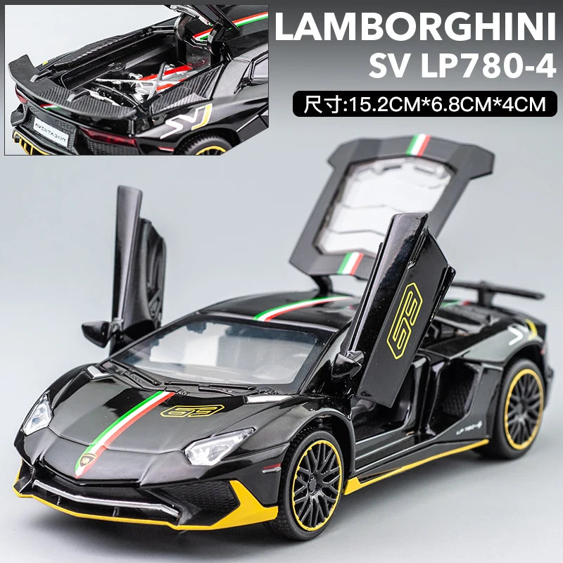 ELMAS 1:32 Lamborghini Aventador SVJ Diecast Model Car - Al Masam Stationery LLC