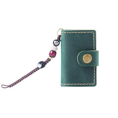 ELMAS Retro Cowhide Mini Notebook Pendant for Gifts