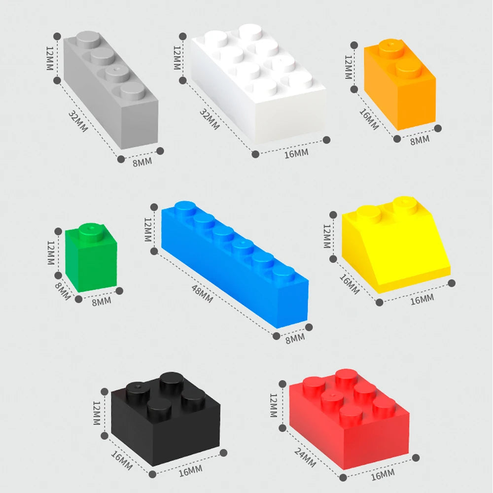 ELMAS Color-Sorted Building Blocks Set - 120/240PCS - Al Masam Stationery LLC