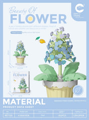 ELMAS DIY Flower Building Blocks - Creative Potted Decor