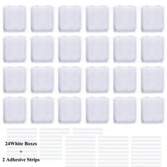 ELMAS Acrylic Nail Art Storage Box Set with Lid Sealed - Al Masam Stationery LLC