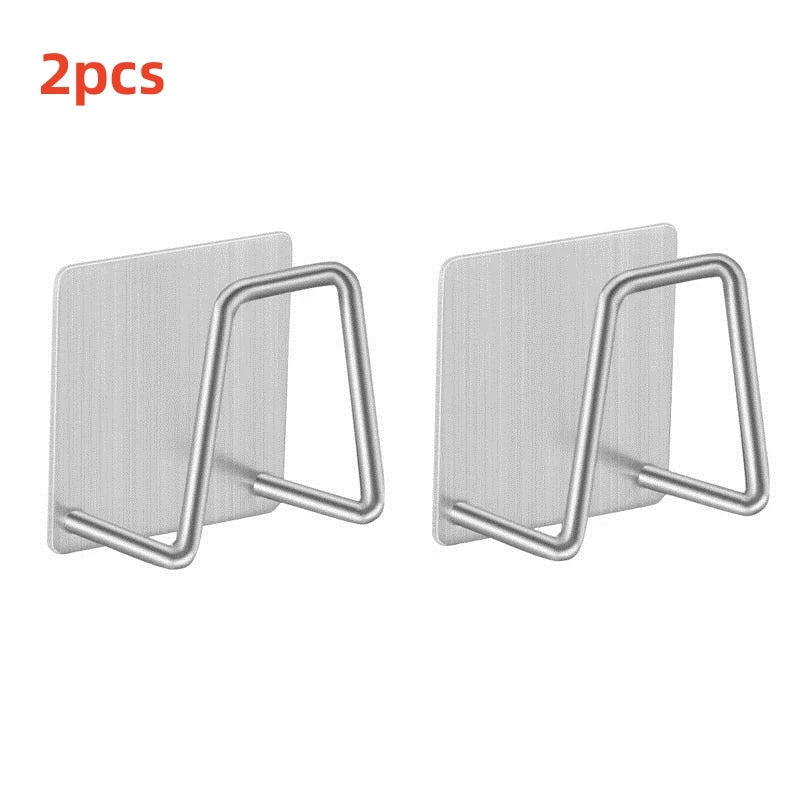 ELMAS Kitchen Stainless Steel Sink Sponges Holder Rack - Al Masam Stationery LLC