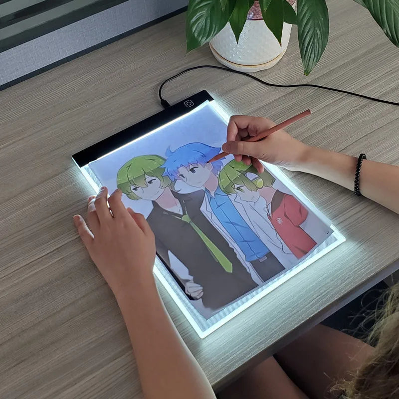 ELMAS Led Drawing Copy Pad Dimmable Animation Toy - Al Masam Stationery LLC