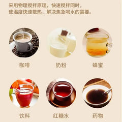 ELMAS 350ml Self-Stirring Mug USB Rechargeable Cup - Al Masam Stationery LLC